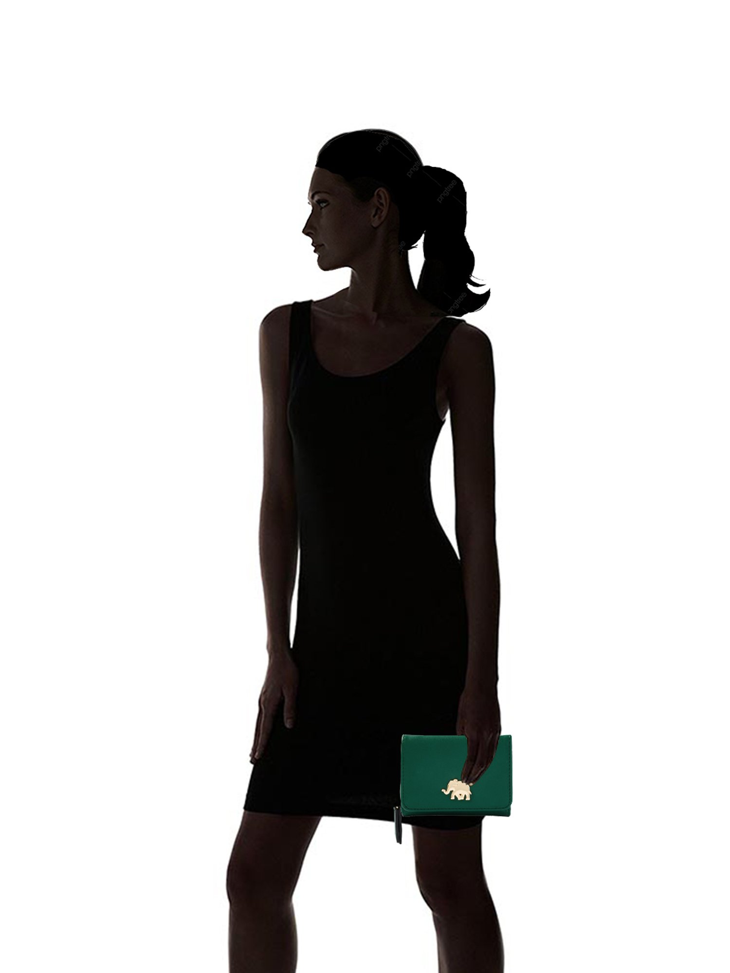 Accessorize London Green Solid Pouch