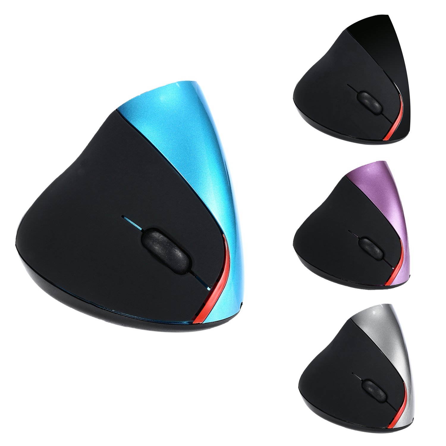 Zgeer 2.4GHz Wireless Mouse Ergonomic Vertical Mouse,Gaming Mouse, Rechargeable Portable Mouse, 2400DPI USB Mice for Laptop,Desktop,PC,etc.