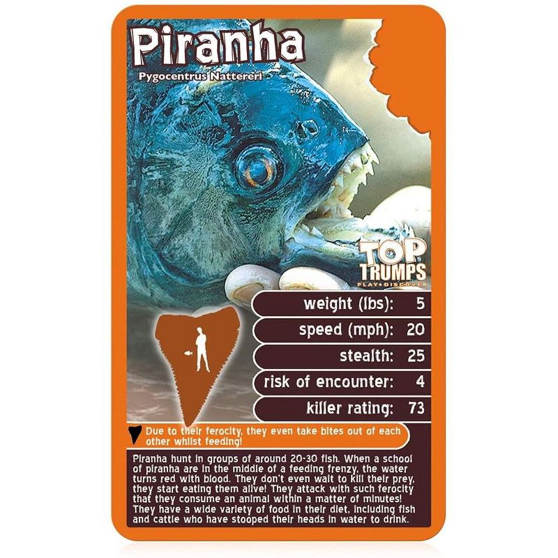 Top Trumps Deadliest Predators Top Trumps Card Game