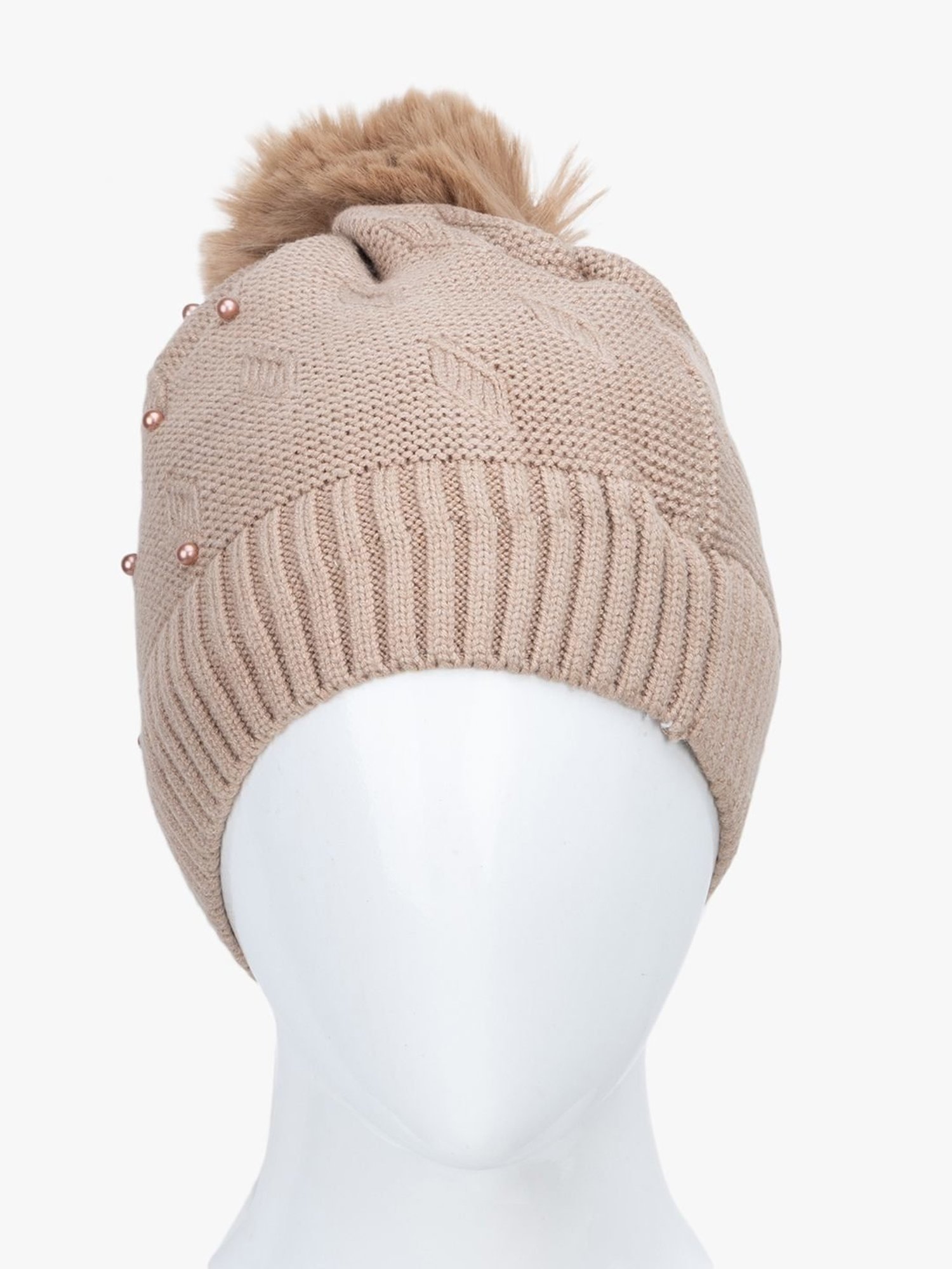 HauteSauce White Embellished Baseball Cap