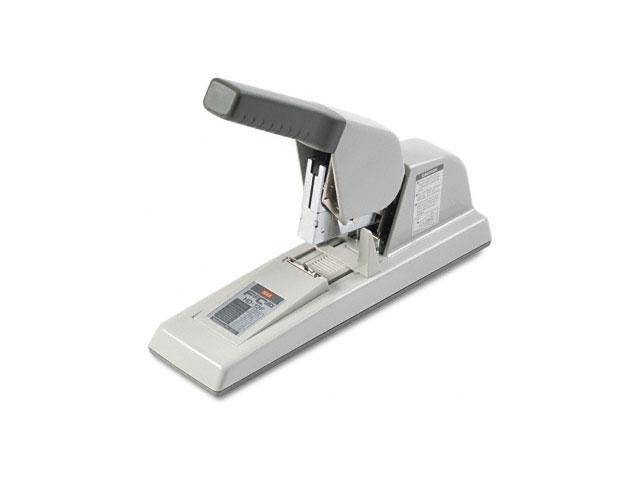 Max HD-12F High-Capacity Flat-Clinch Heavy-Duty Stapler, 150-Sheet Capacity, Gray