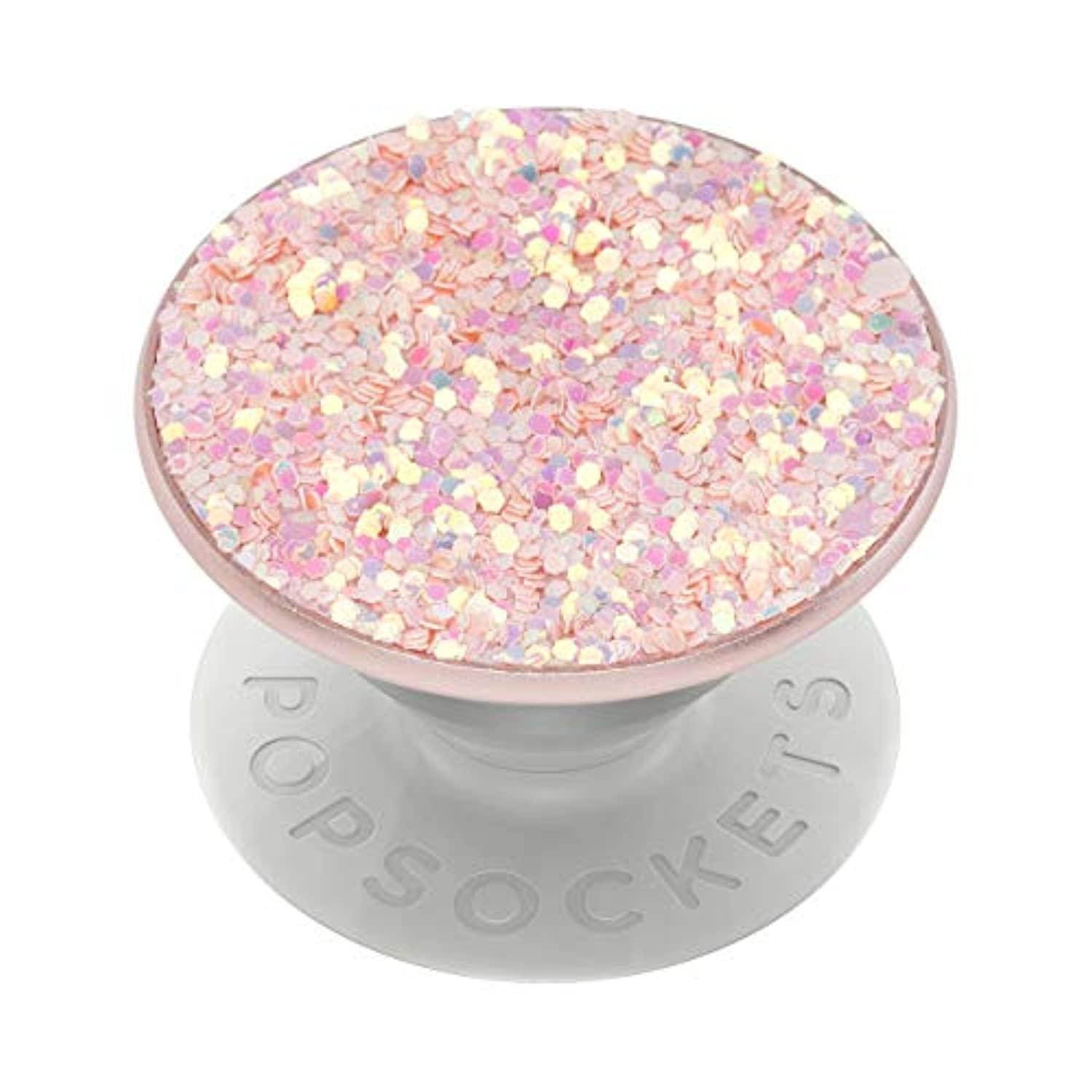 Finger Grip/Kickstand for Mobile Phones - Sparkle Rose