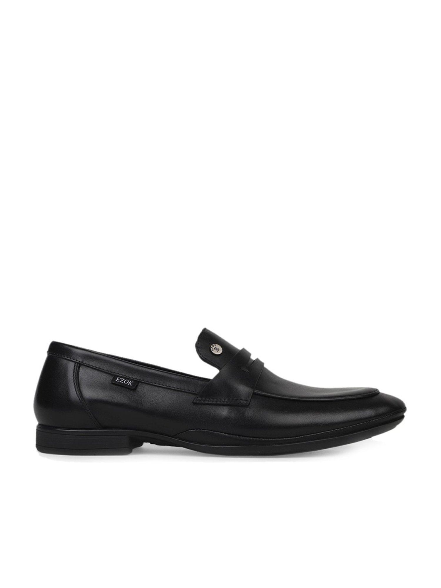 EZOK Men's Black Formal Loafers