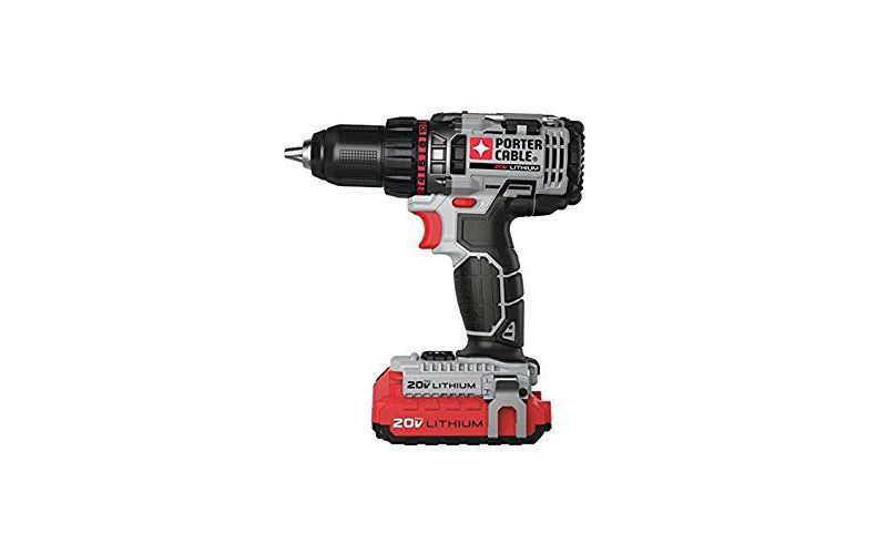 Porter-Cable PCC606LA 20V MAX Lithium-Ion High-Performance 1/2 in. Cordless Drill Driver Kit