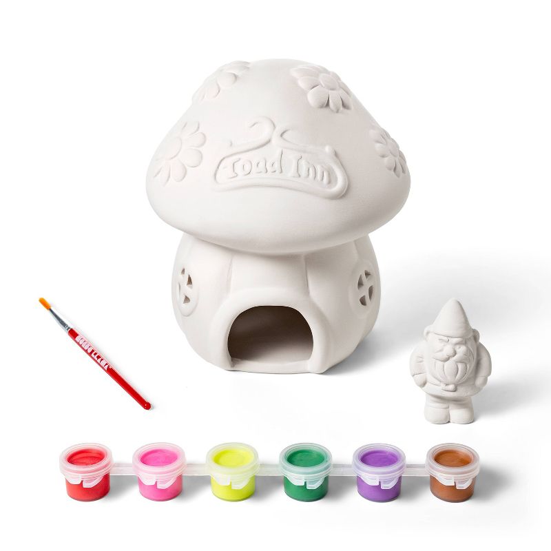 Paint-Your-Own Ceramic Gnome Home Kit - Mondo Llama™