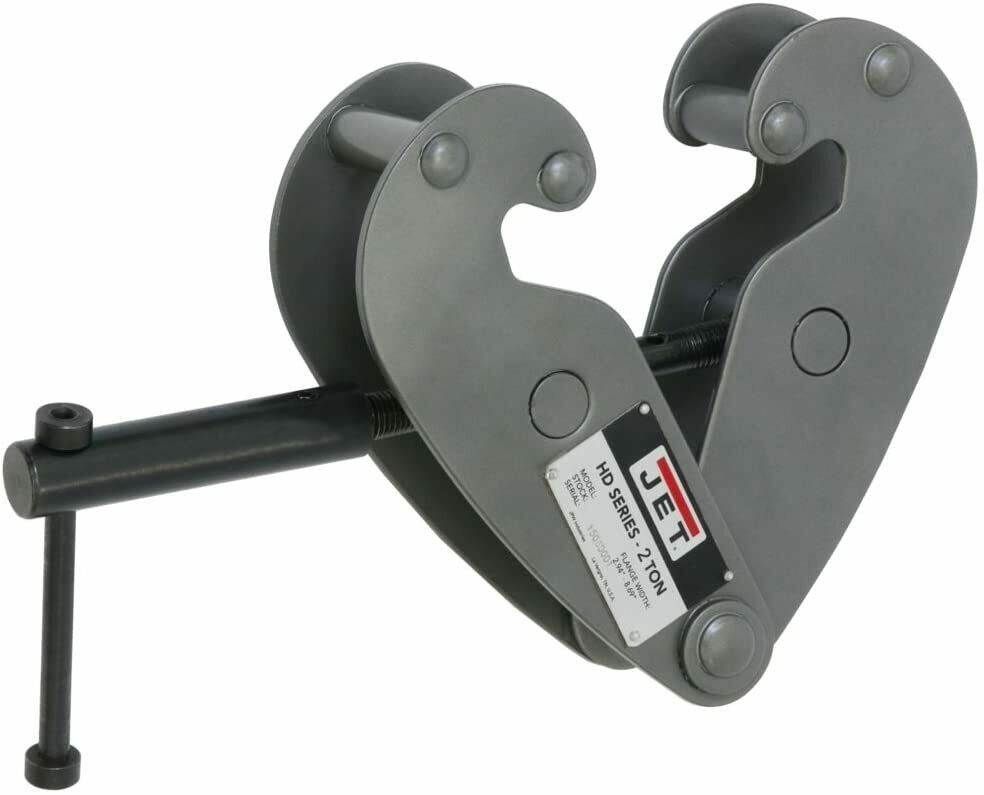 JET 202730 HD-3T, 3 Ton Heavy-Duty Beam Clamp