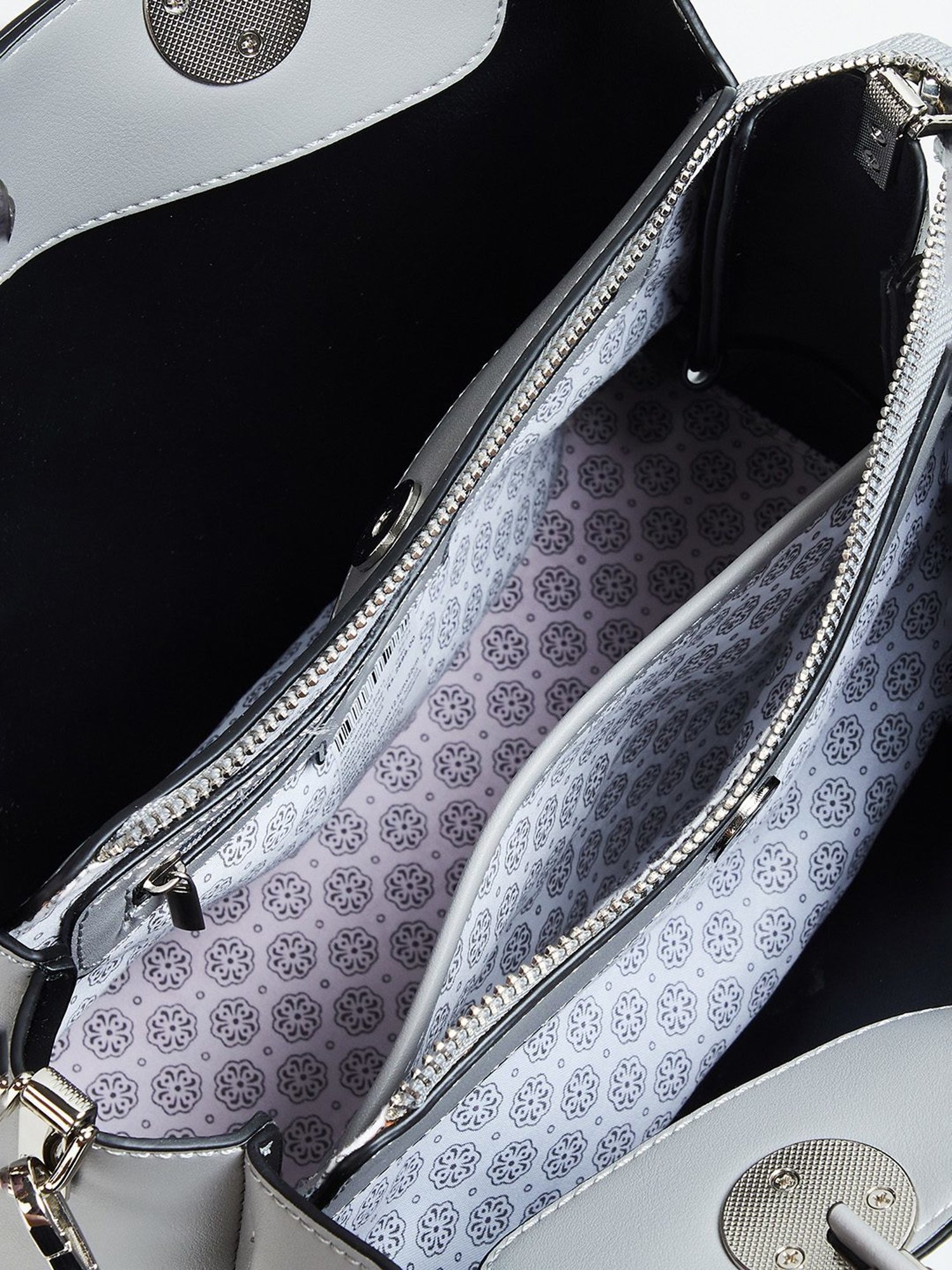 Code by Lifestyle Grey Handbag