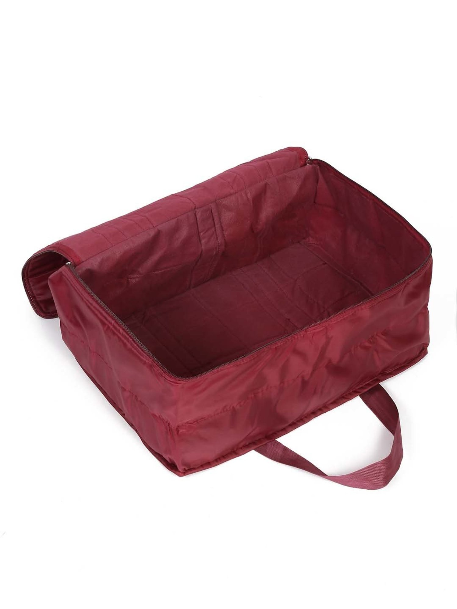HOSTA HOMES Maroon Pvc Parachute Material Zipper Bag