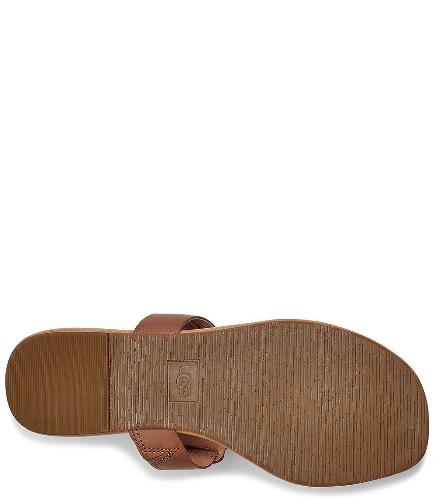 UGG&reg; Gaila Leather Thong Sandals
