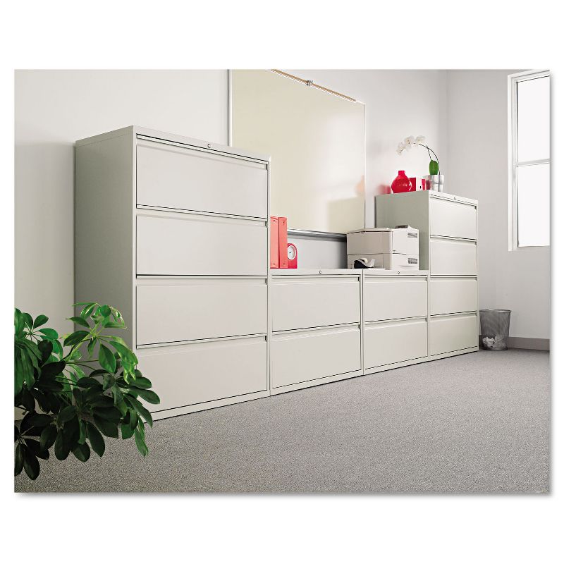 Alera Two-Drawer Lateral File Cabinet, 42w x 19-1/4d x 28-3/8h, Light Gray LF4229LG