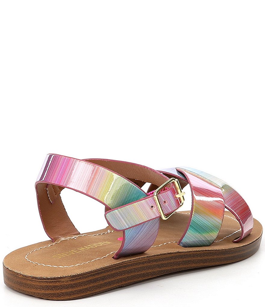 Steve Madden Girls' J-League Pink Multi Sandals (Youth)
