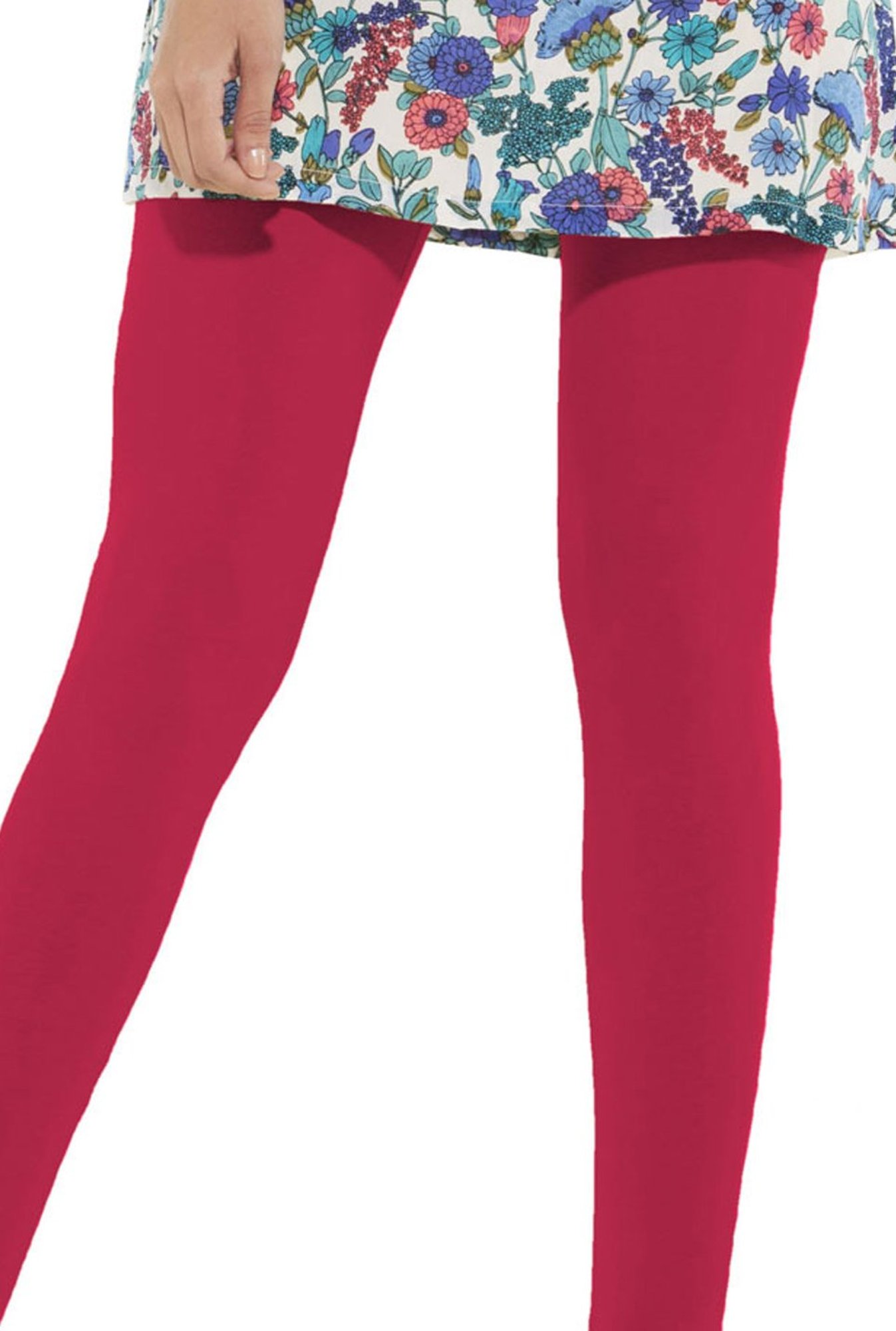 Go Colors Fuchsia Skinny Fit Churidar