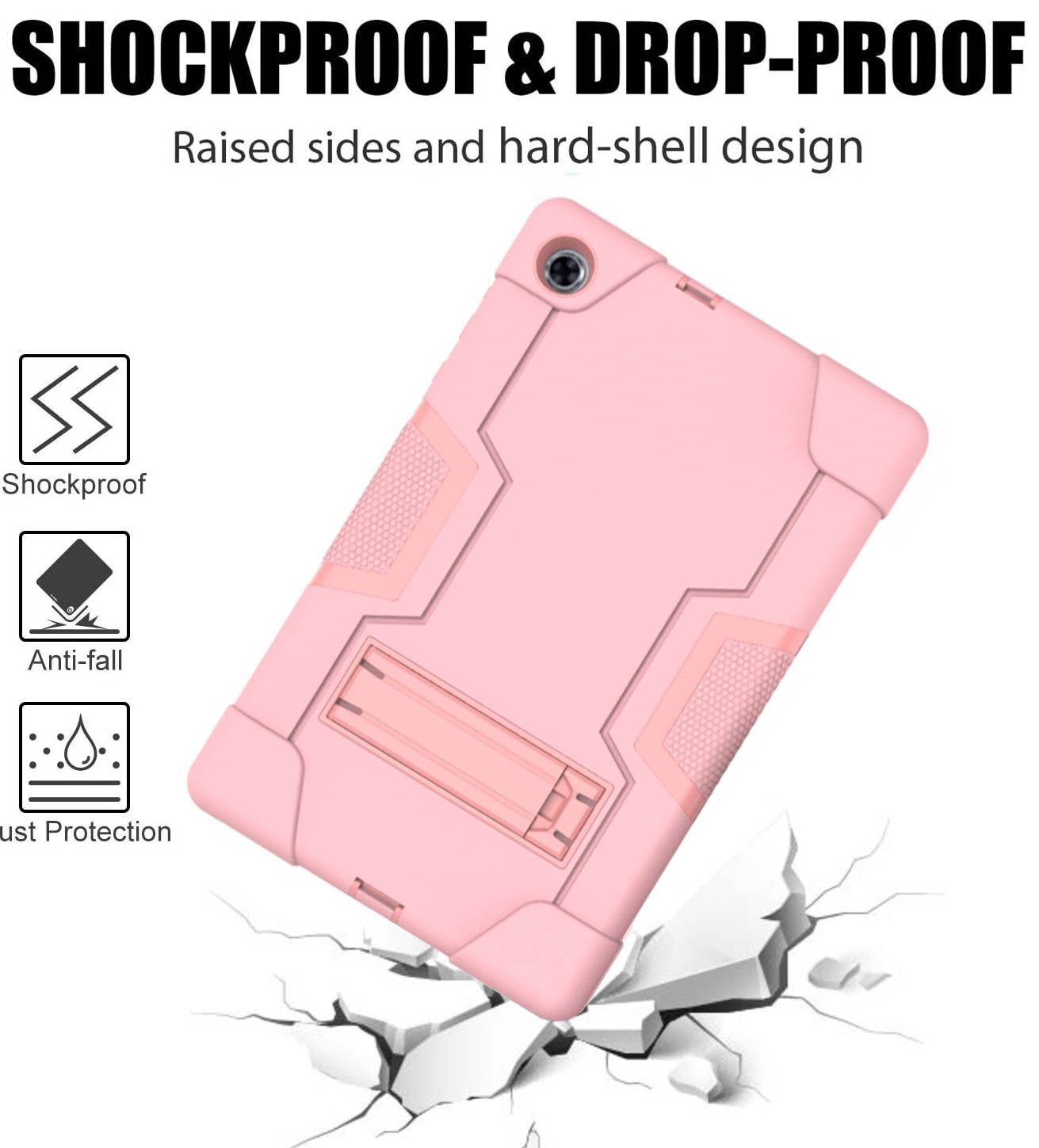 Mignova Lenovo Tab M10 Plus 10.3 inch Tablet Case Hybrid Shockproof Rugged Anti-Impact Protection Cover Built in Kickstand For Lenovo Tab M10 Plus TB-X606F / TB-X606X 10.3 inch