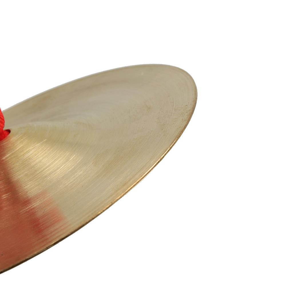 BQLZR 20 Pcs Small Percussion Copper Cymbals with Rope Kids Children Rhythm Beats