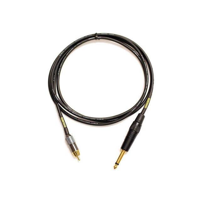 Mogami Gold 12' 1/4" TS Male to RCA Male Audio/Video Patch Cable #GOLD TS-RCA-12