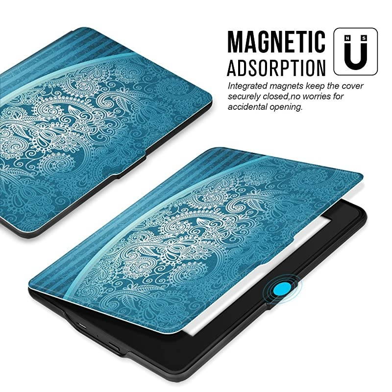 Kindle Ereader Voyage Smart Cover Thin Slim Fit Lightweight PU Leather Case Cover Auto WakeSleep Function for  Kindle Ereader Voyage 15