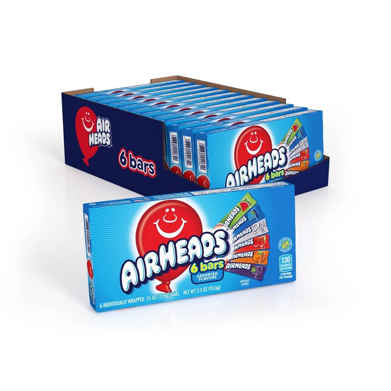 Perfetti Vanmelle Airheads Theater Box - 3.3oz 6ct