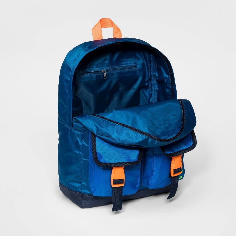 Boys' Double Front Pocket Backpack - Cat & Jack™ Blue