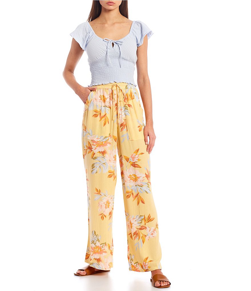 June & Hudson Paperbag Waist Belted Trouser Pants