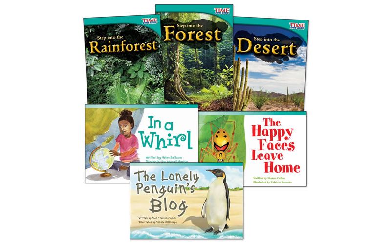 Shell Education Step into Biomes Guided Reading Level K Books - Set of 6