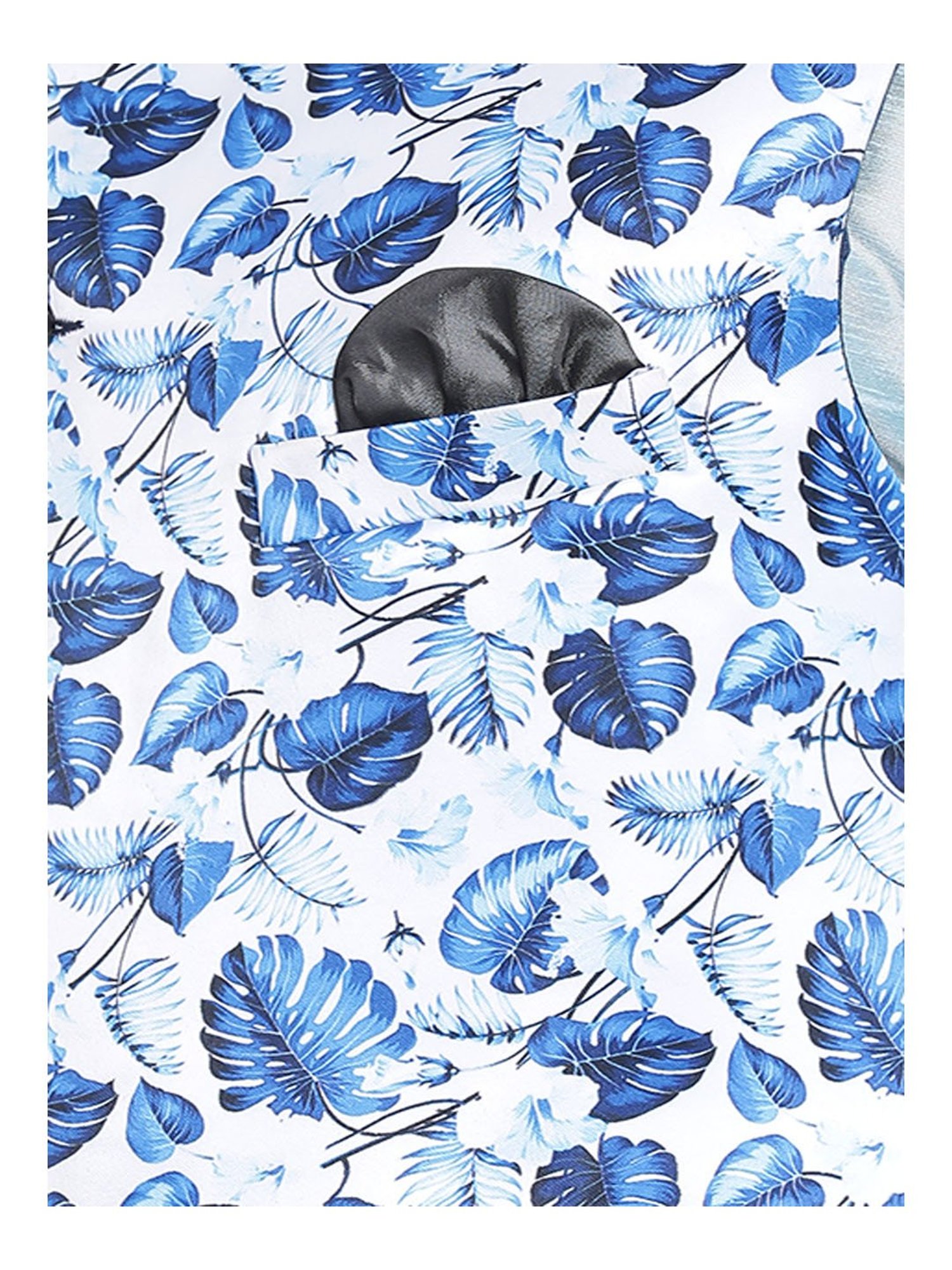 Hangup Blue & White Printed Suit