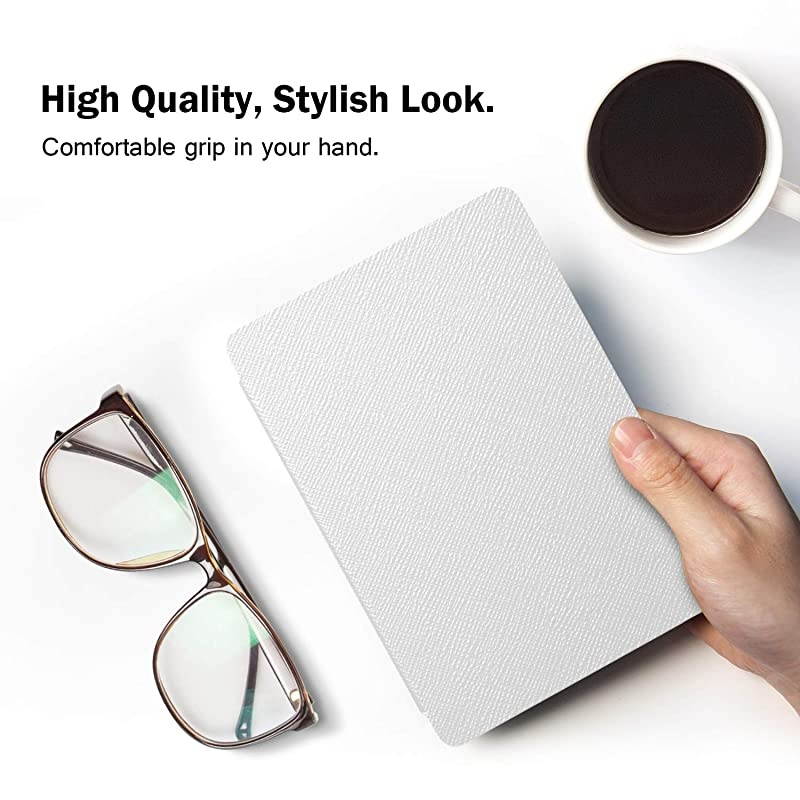 Case Fits Kindle Paperwhite (10th Generation, 2018 Releases), Thinnest Lightest Smart Shell Cover with Auto Wake/Sleep for  Kindle Paperwhite 2018 E-Reader - Black