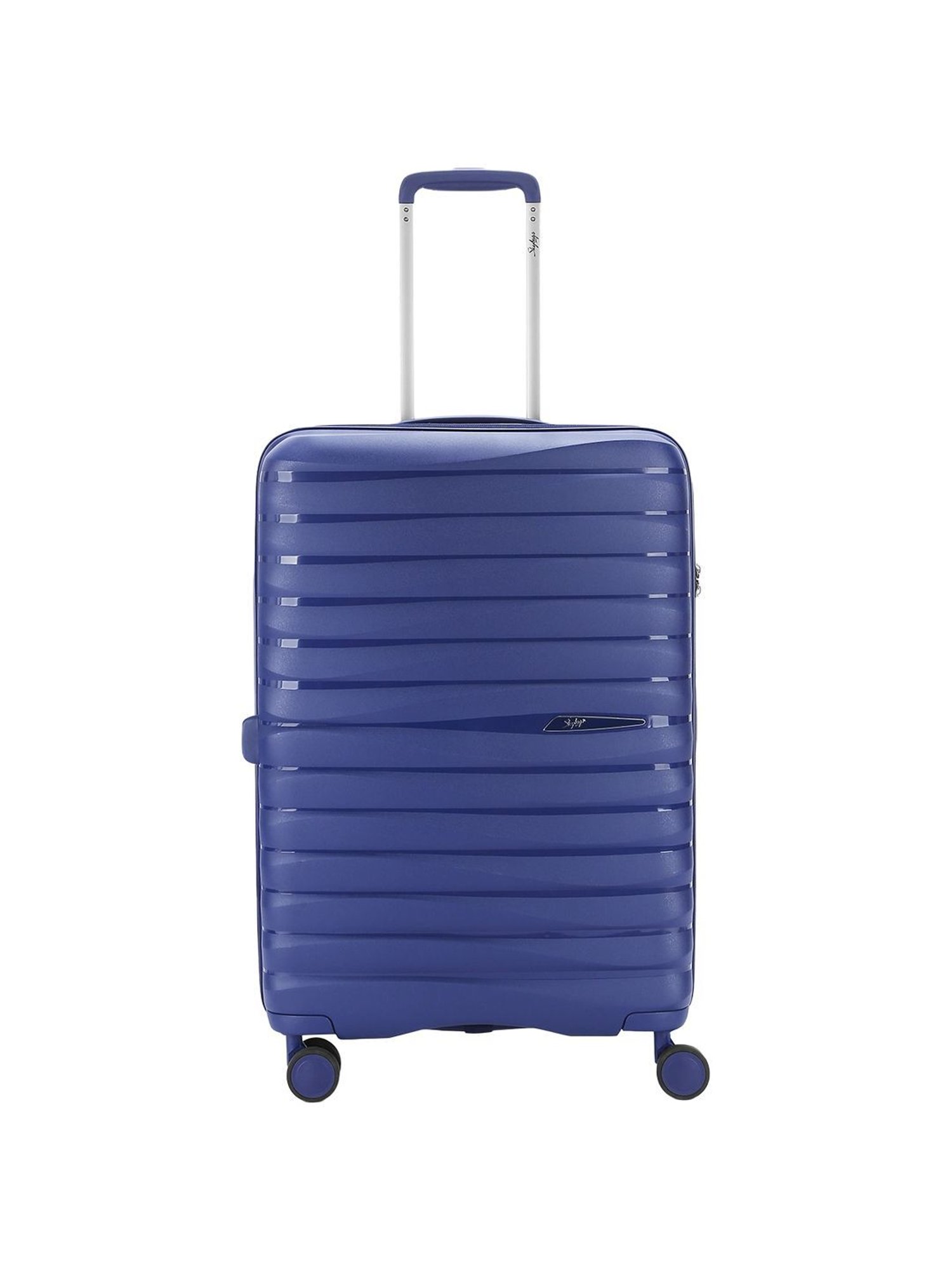 Skybags FLOAT Blue 8 Wheels Hard Cabin Trolley Bag 45.5