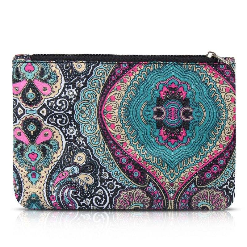 Plus Size Blue Camo Fanny Pack, Waist Bag with Adjustable Waistband 29-49 In