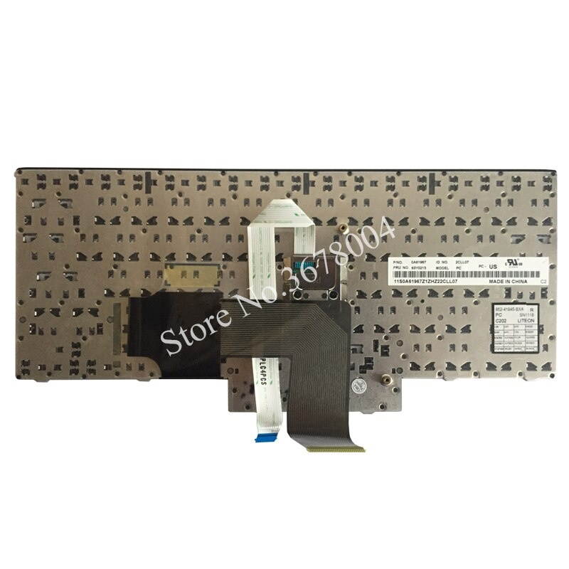 New US laptop keyboard for Lenovo IBM E420 E425 E420S E320 E325 S420 US keyboard 63Y0213 black