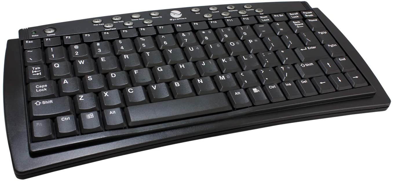 Gyration Air Mouse Go Plus and Compact Wireless Keyboard GYM1100CKNA