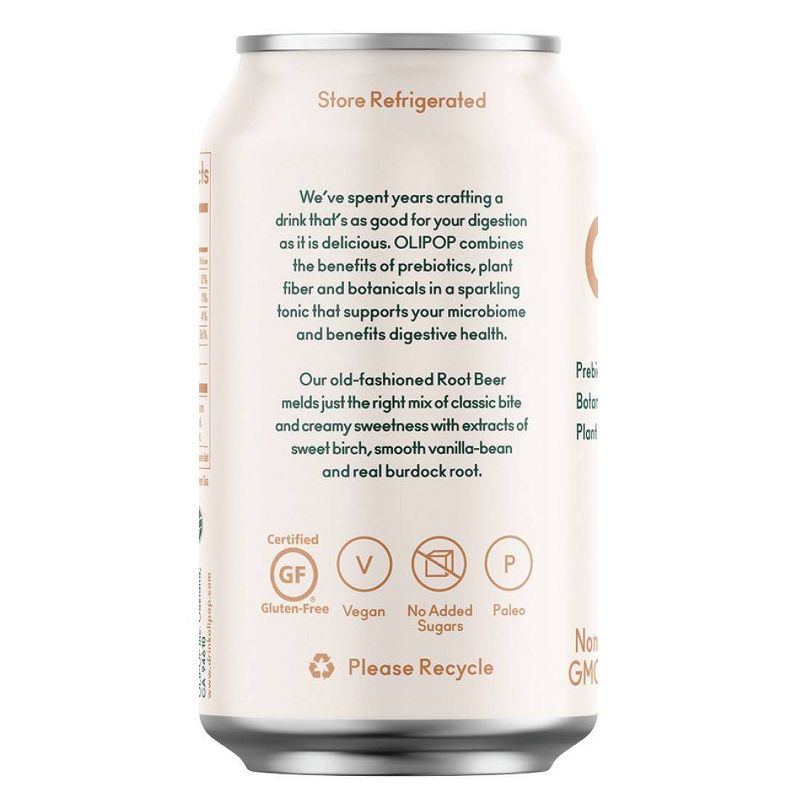 OLIPOP Classic Root Beer Sparkling Tonic - 12 fl oz