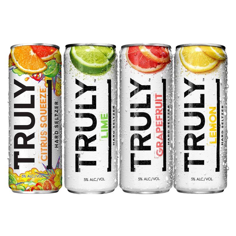 Truly Hard Seltzer Citrus Mix Pack - 12pk/12 fl oz Slim Cans