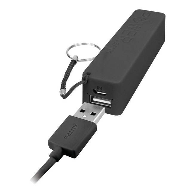 iEssentials IE-PB-BK 2600 mAh Battery Bank External Battery Pack for Smart Phones & Tablets (Black)