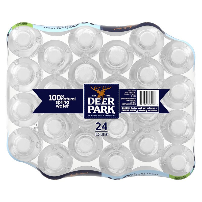 Deer Park Brand 100% Natural Spring Water - 24pk/16.9 fl oz Bottles