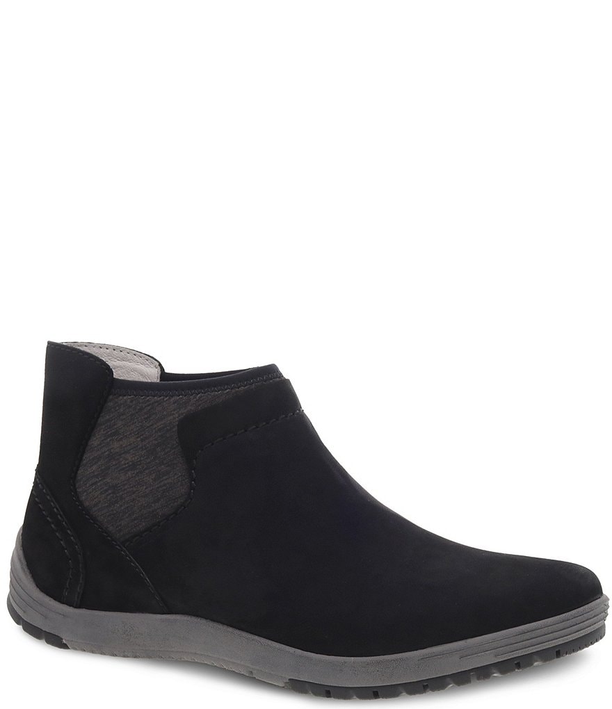 Dansko Lizette Waterproof Nubuck Leather High Top Slip-On Sneakers