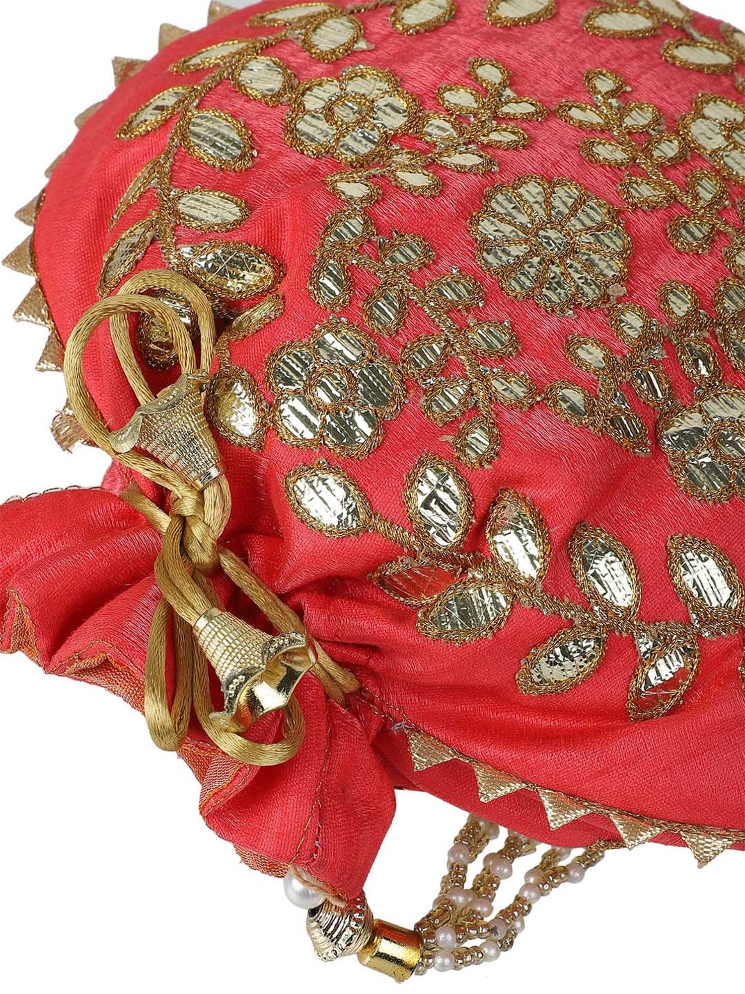 Aditi Wasan Pink Embellished Potli