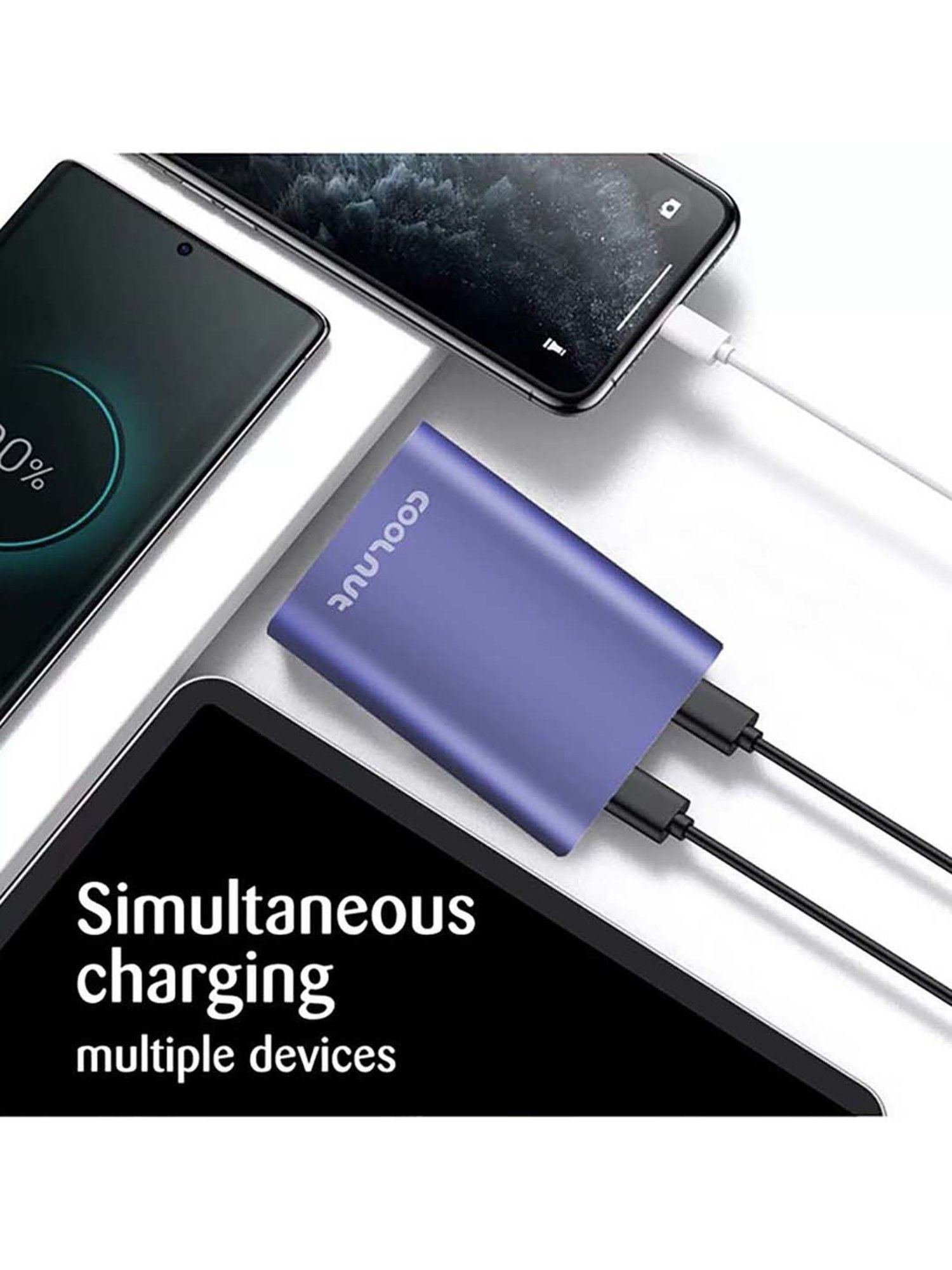 Coolnut CNP-832 10000 mAh Fast Charging Power Bank (Blue)