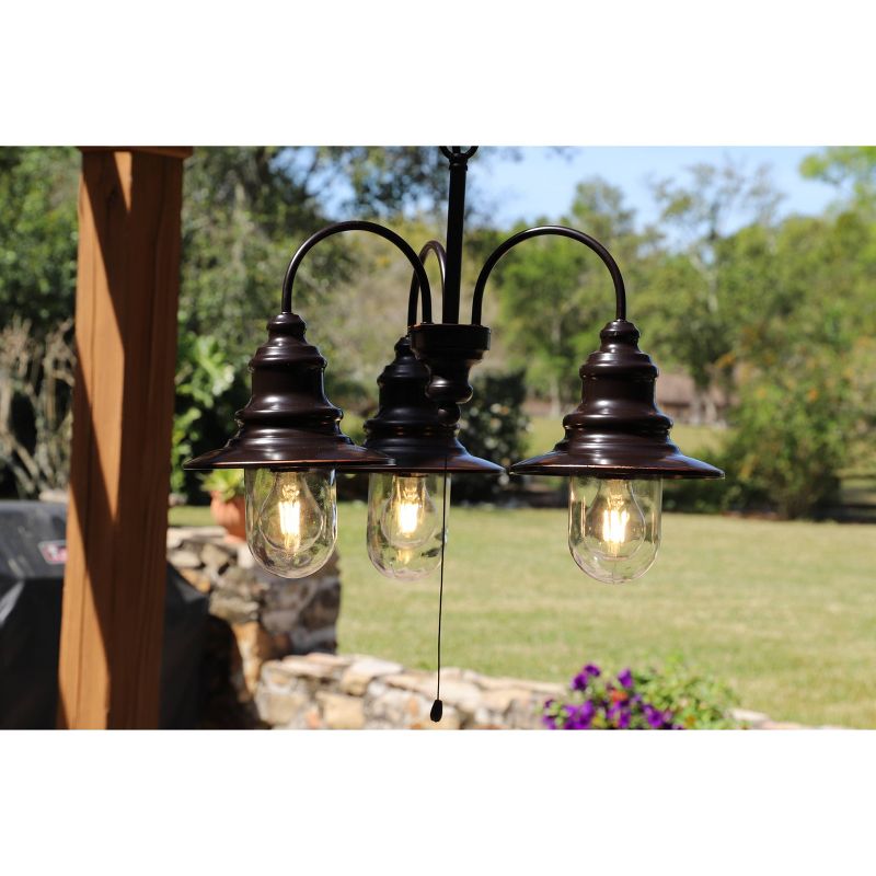 Bel Air Lighting Outdoor Hanging Pendant Black