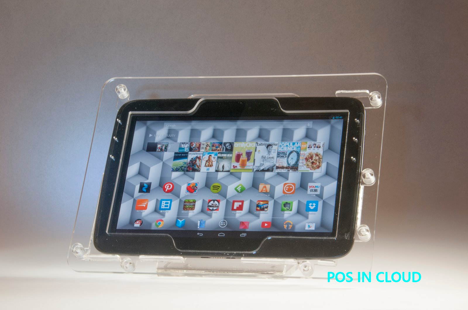 Security Anti-theft Clear VESA Enclosure for Google Nexus 10