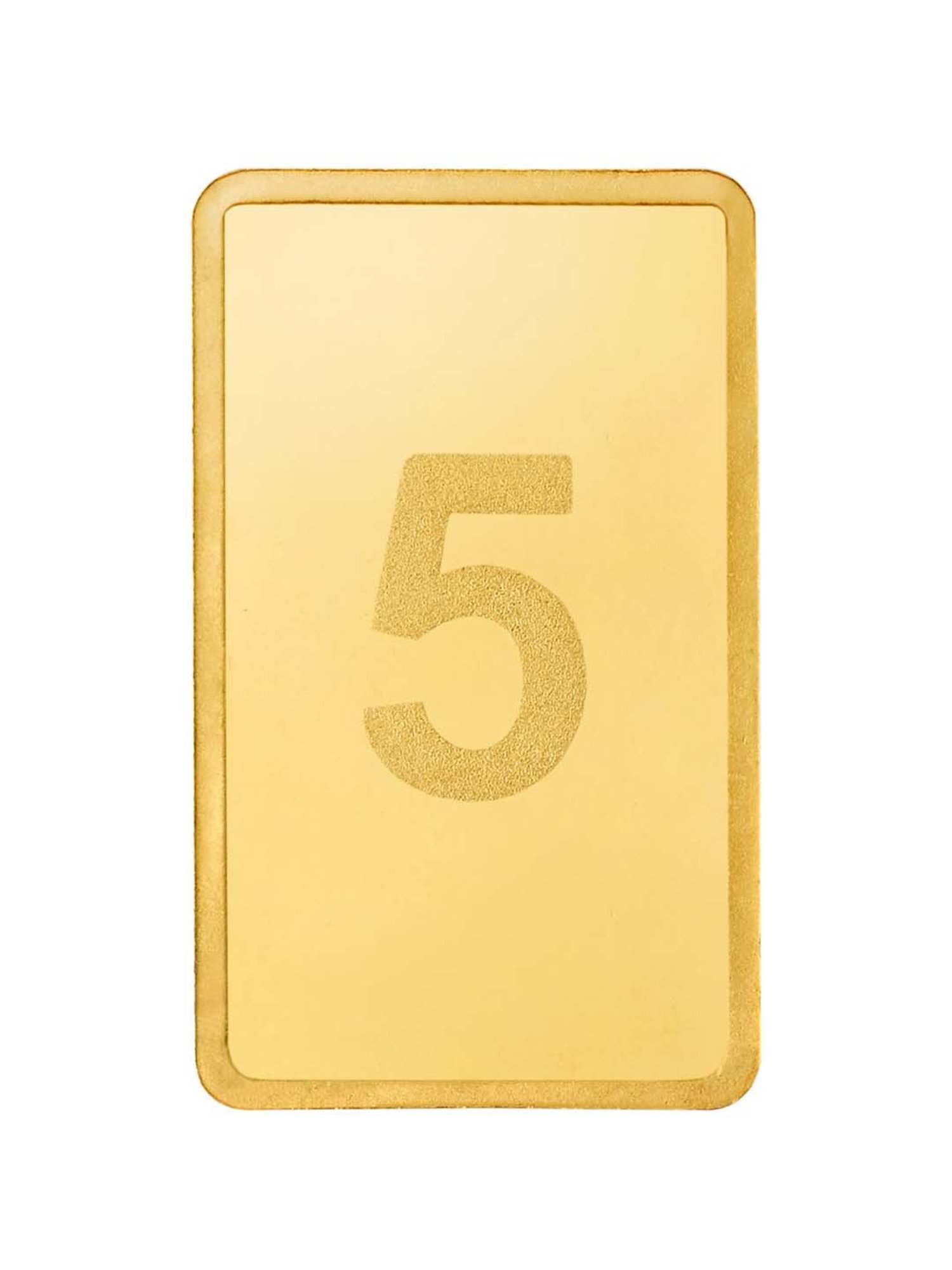 Bangalore Refinery 24k (999.9) 5gm Gold Bar