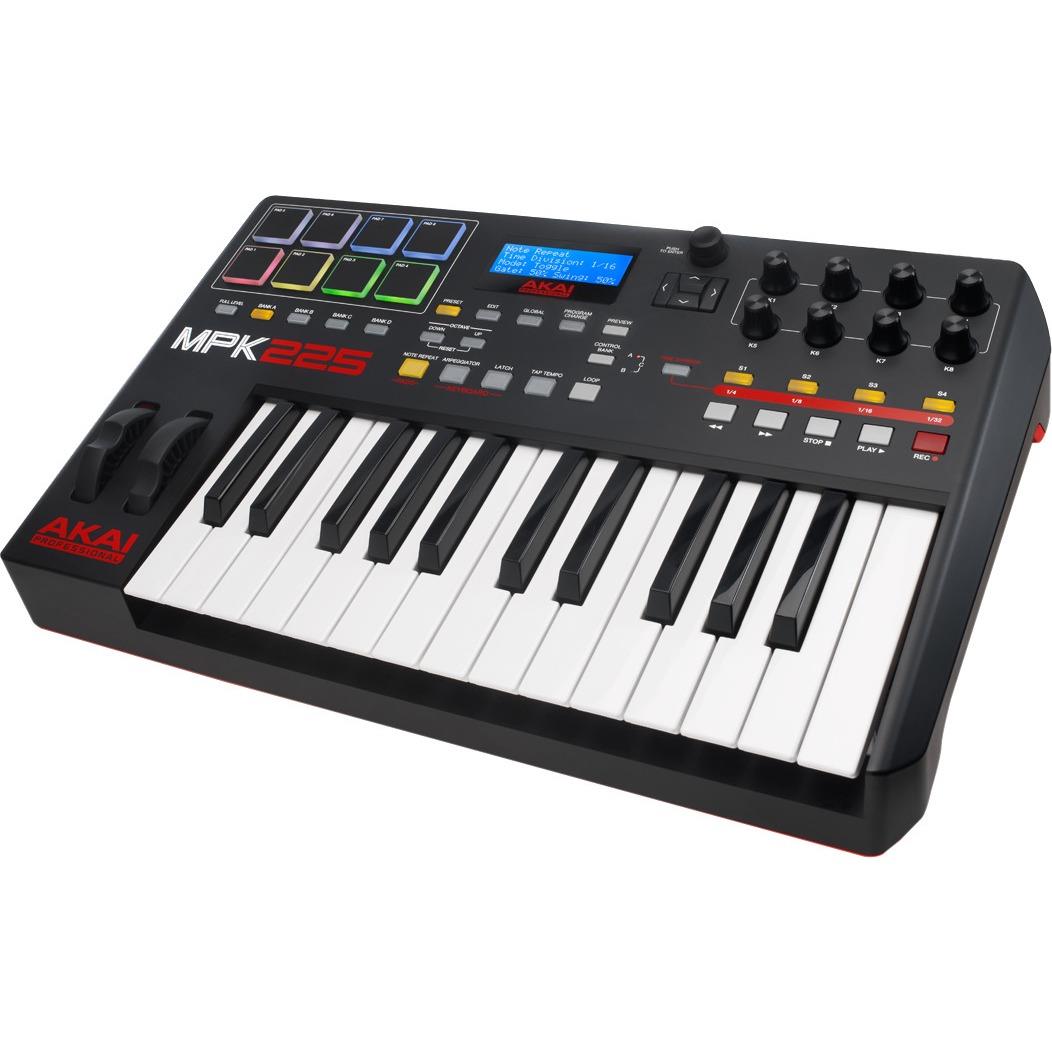 Akai MPK225 25-Key Compact Keyboard and Pad Controller