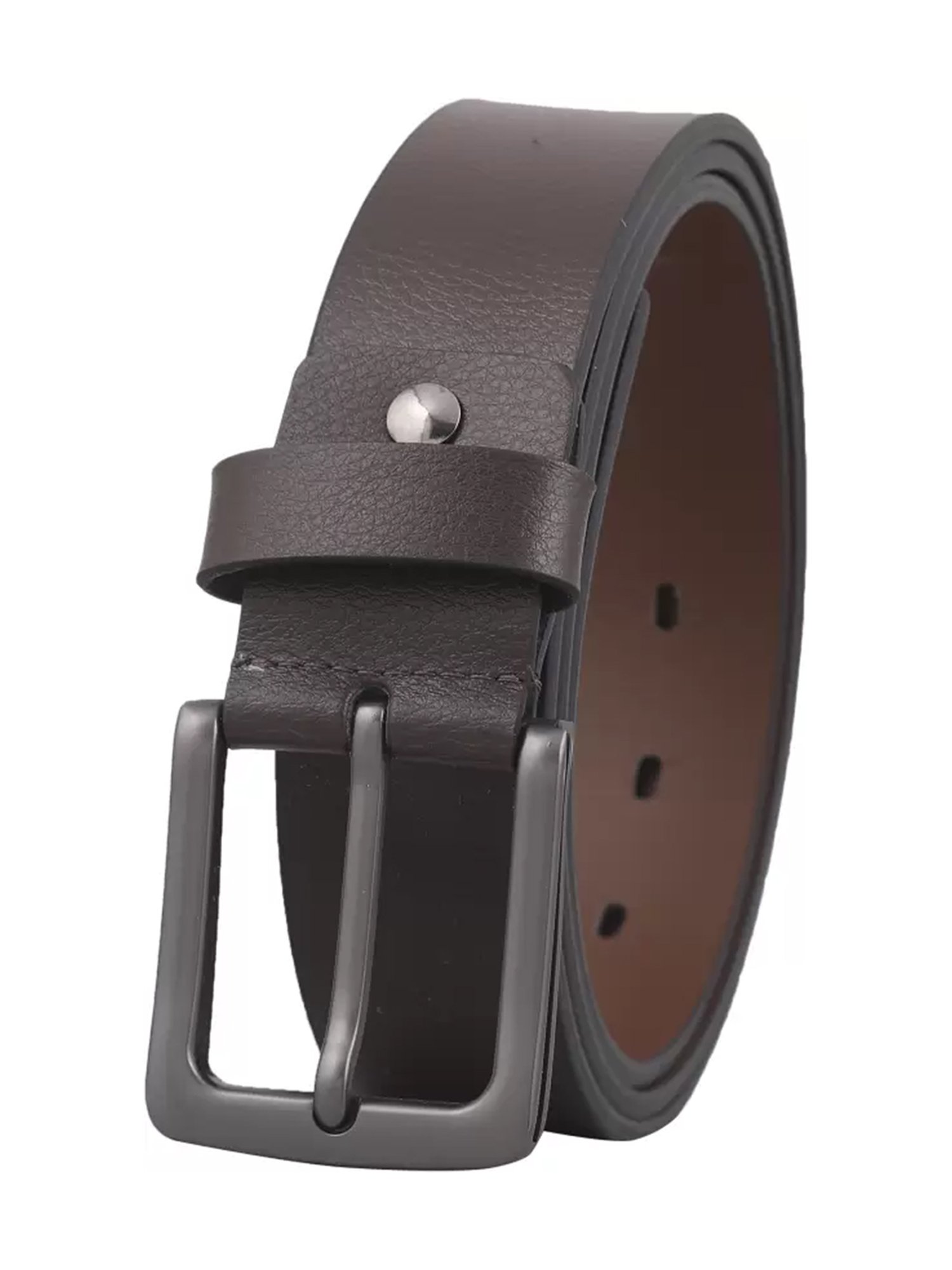 BULCHEE Light Brown Leather Casual Belt for Men