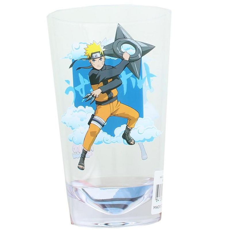 Just Funky Naruto Shadow Clone Jutsu Acrylic Pint Glass 16oz