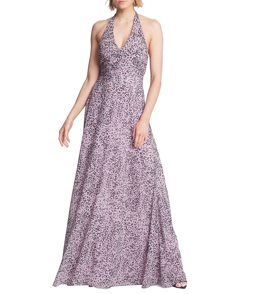 White Boho Stripes & Floral Print Floor Length Tank Dress