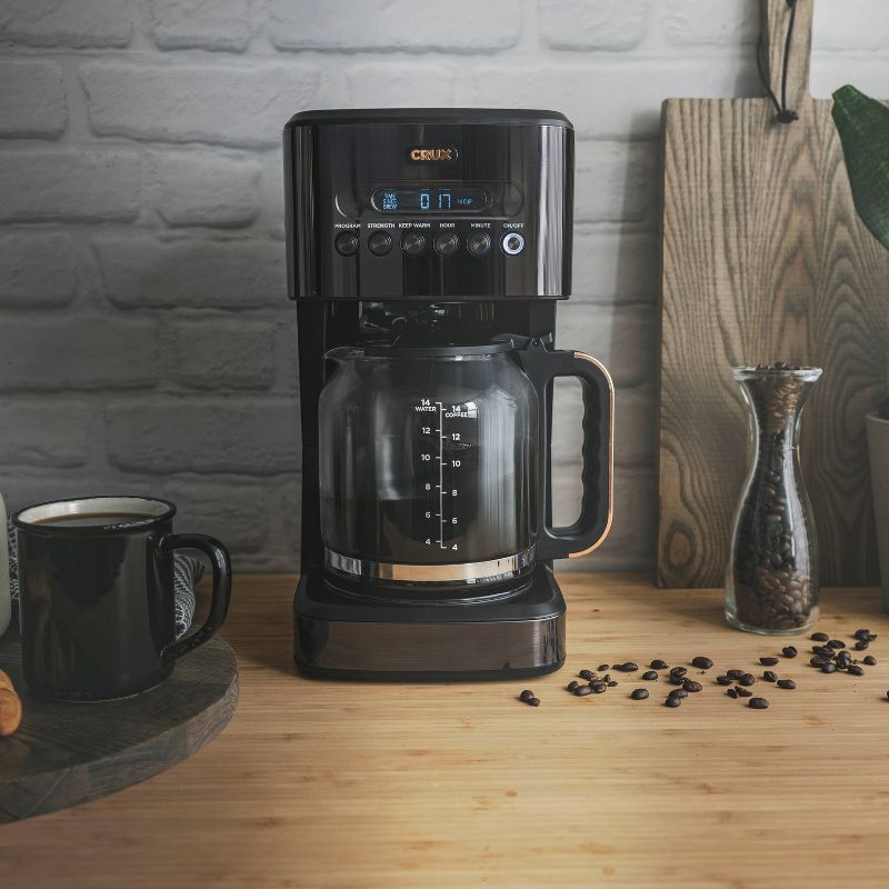 Crux 14 Cup Programmable Coffee Maker - CRX14808