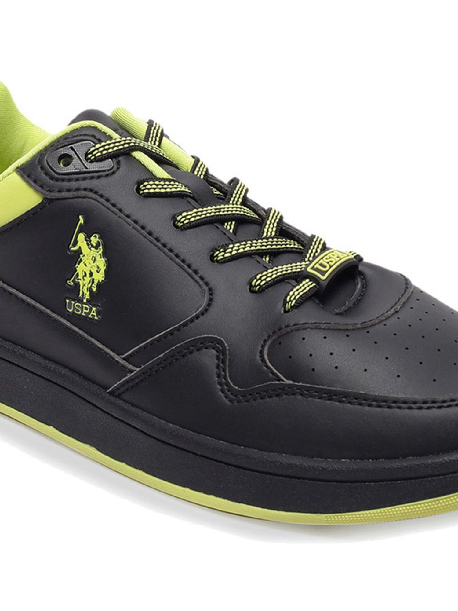 U.S. Polo Assn. Men's MILO Black Casual Sneakers