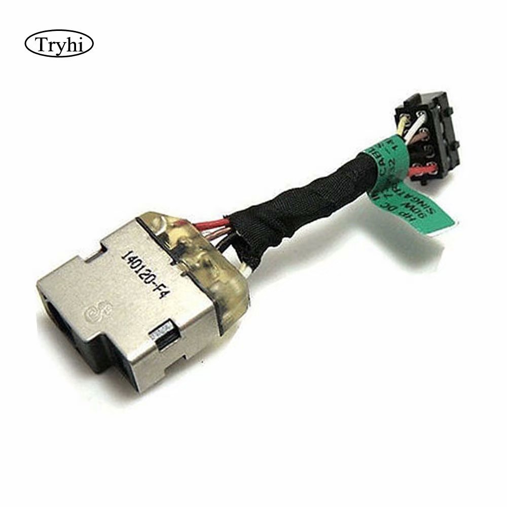 Laptop Notebook AC DC Power Jack plug in charging port Socket Connector w/ Harness Cable for HP Pavilion 15-N098nr 15-N210DX 15-N211DX 15T-N100 730932-FD1