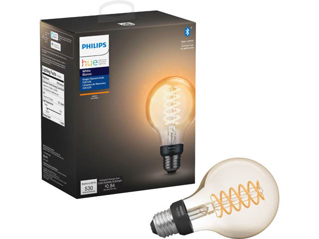 Philips Hue 551796 1-pack ST19 E26 Filament Edison Bulb