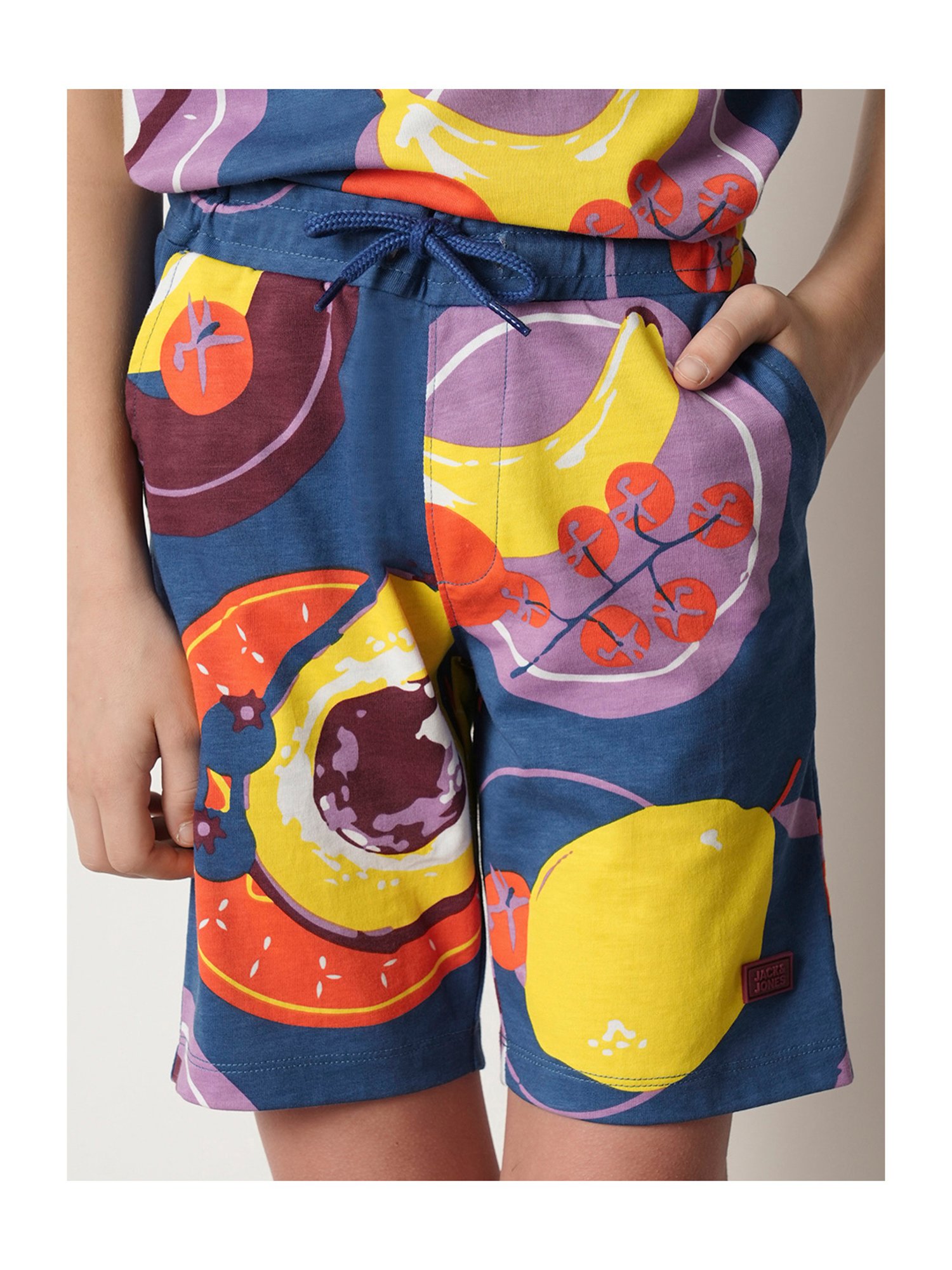 Jack & Jones Junior Violet Printed Shorts