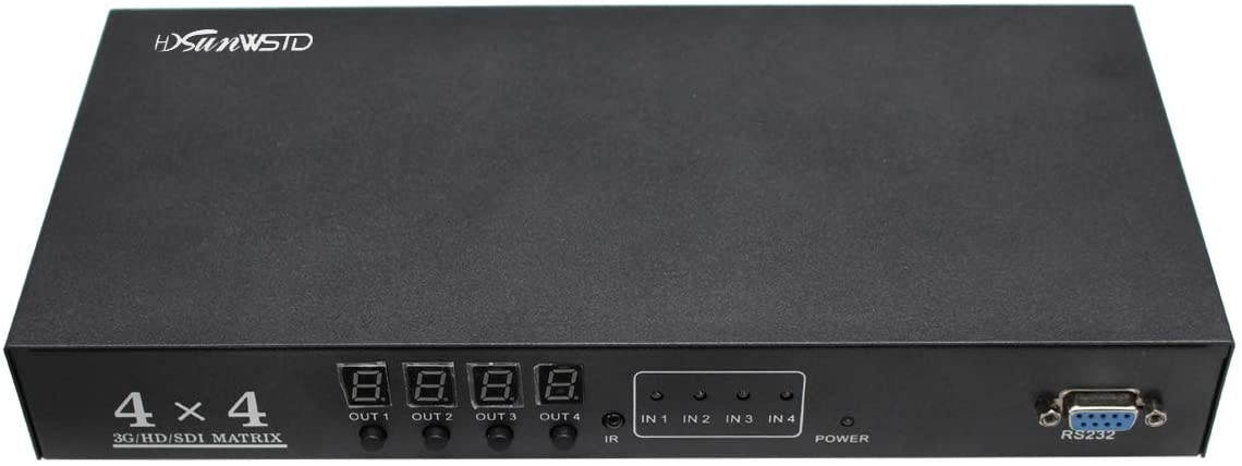 4x4 Sdi Matrix Switcher Supports HD-SDI, SD-SDI and 3G-SDI Signals (4 Input, 4 outputs)
